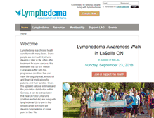 Tablet Screenshot of lymphontario.ca